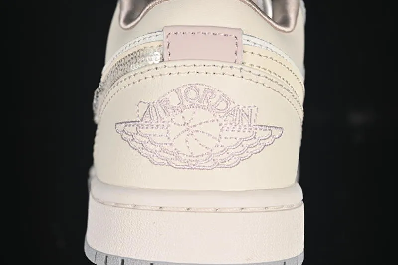 All categories Air Jordan Jordan series basketball shoes Air Jordan 1 Low G version pure original Air Jordan 1 Low AJ1 Joe 1 flash diamond white crack low-top cultural casual sneakers IH7323-100